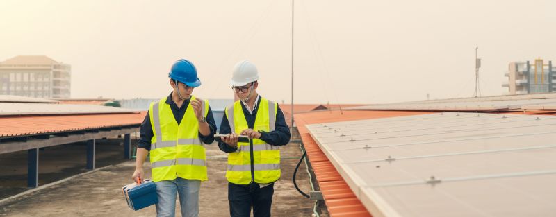Roof Inspection in Progress